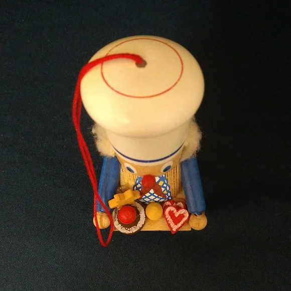 Vintage Steinbach Baker Wood Christmas Ornament - Picture 2 of 5